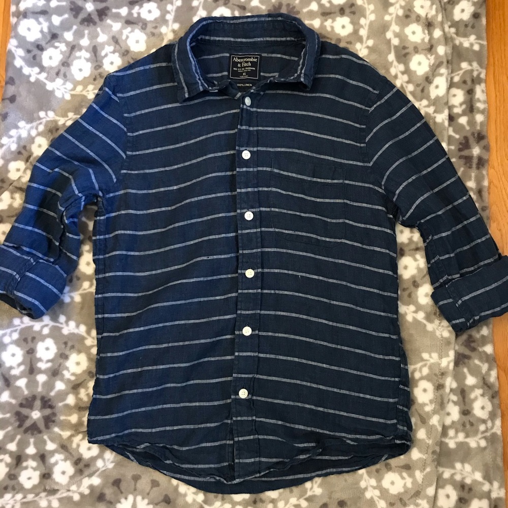 Abercrombie & Fitch Mens linen shirt size XS